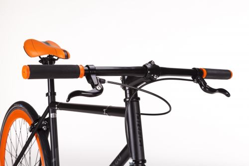 Велосипед Drag 28 Stereo 550 FX Черно/Оранжевый 2021 фото 5