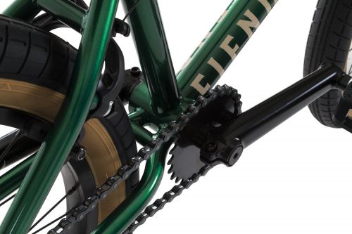 Велосипед Fiend 20" Type O 20.5" 2021 Gloss Trans. Dark Green Зеленый (BK-202GRN) + Подарок фото 3