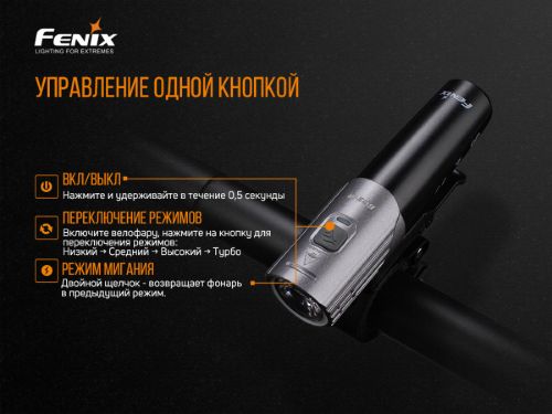 Фара Fenix BC25R Cree XP-G3 600 Люмен, Usb фото 14