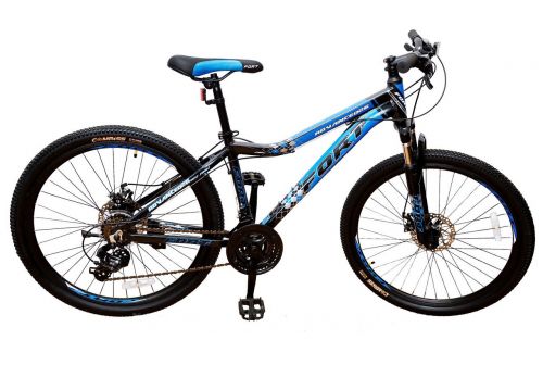 Велосипед Fort 26 Advanced 15" 2020 Черно/Синий