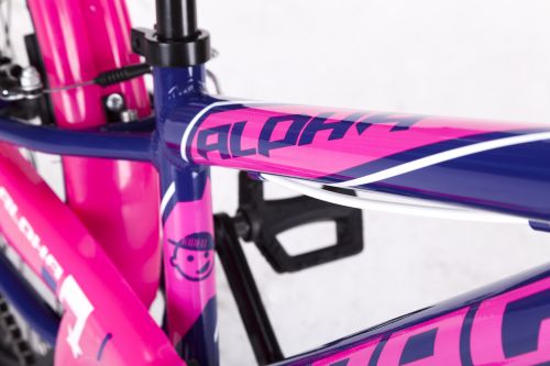 Велосипед Drag 20 Alpha SS Сине/Розовый 2020 фото 2