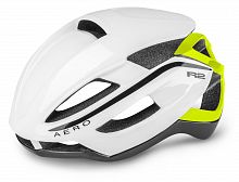 Шлем R2 AERO Белый/Лайм, глянец L (58-62 см) (ATH09F/L)